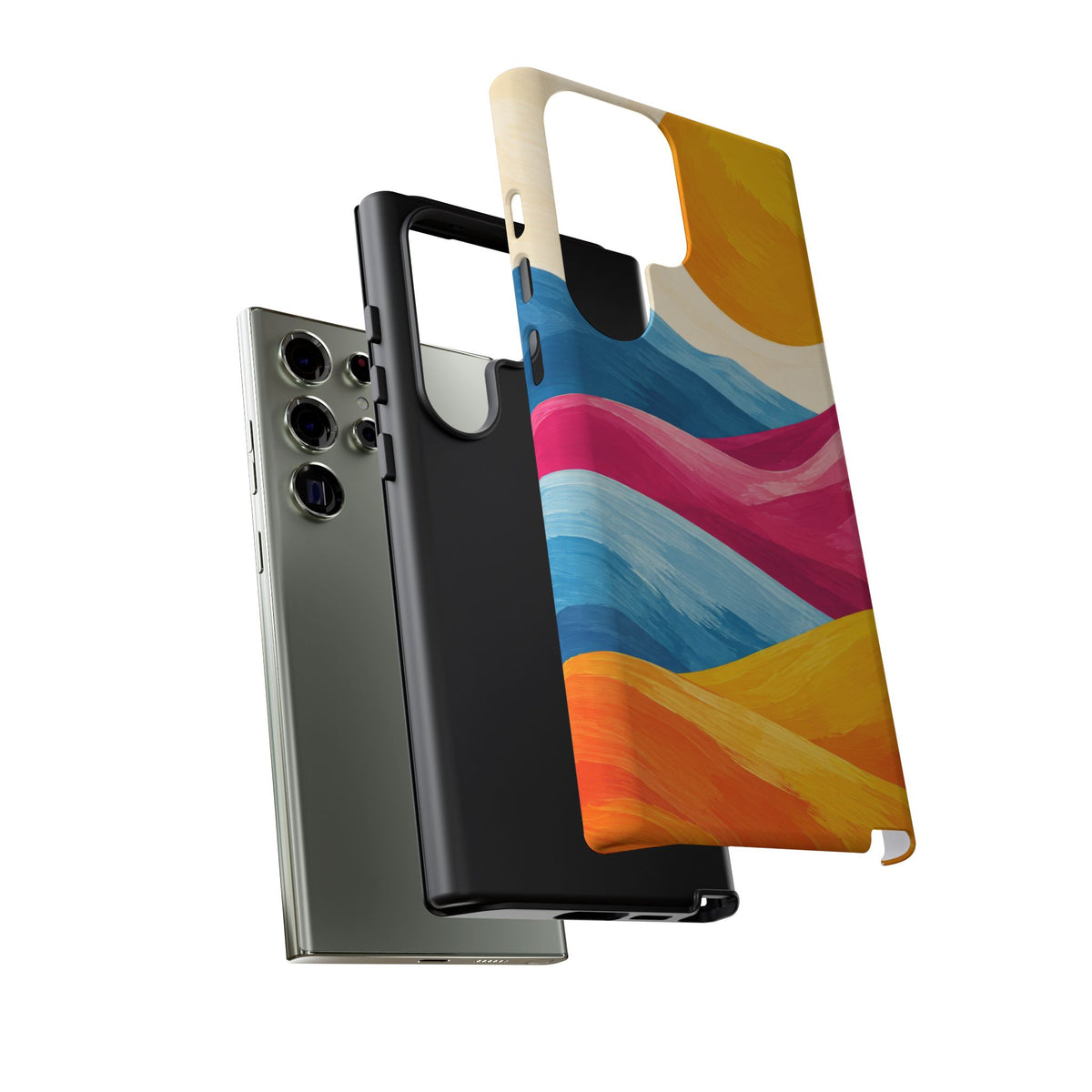 Golden Drift Samsung Galaxy Tough Case | colorful hills