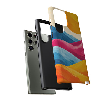 Golden Drift Samsung Galaxy Tough Case | colorful hills
