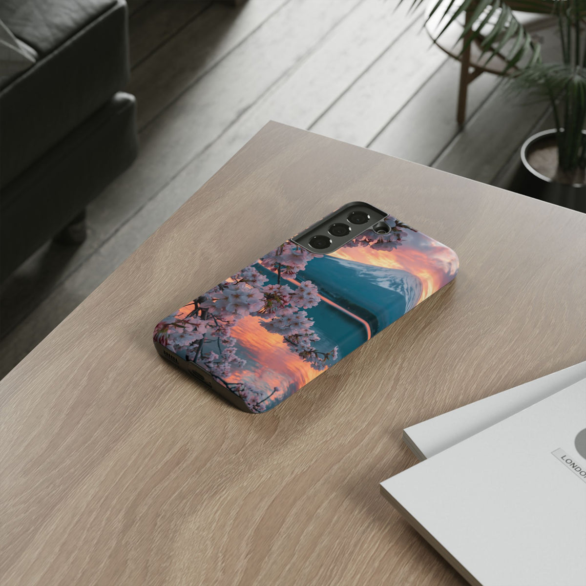 Fuji Petal Reflection Samsung Galaxy Tough Phone Case