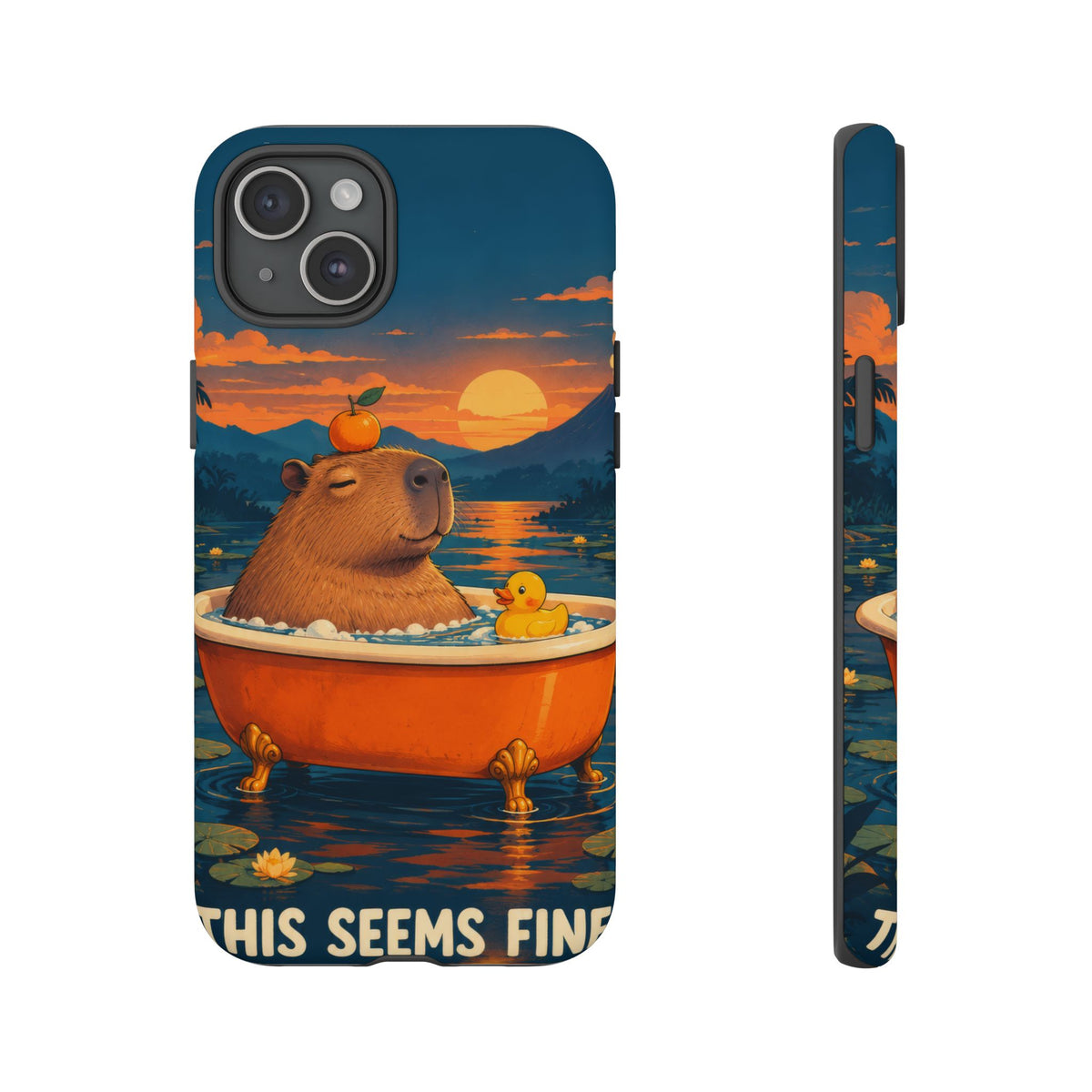 Minor Inconvenience iPhone Tough Case | funny capybara