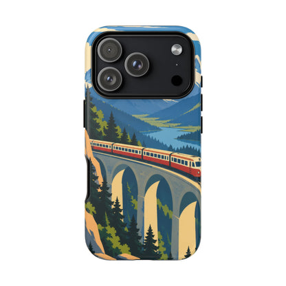 Travel by Train — Alpine Express iPhone Tough Case | train travel