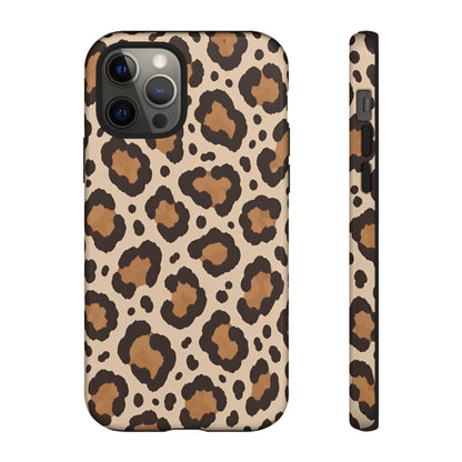 Leopard Print iPhone Tough Case | Cocoa Wildcat