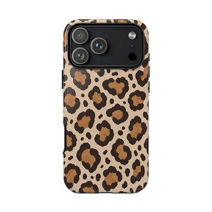 Leopard Print iPhone Tough Case | Cocoa Wildcat