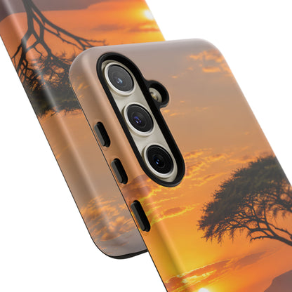 Amber Acacia Samsung Galaxy Tough Case | african sunset