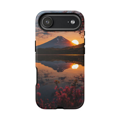 Fuji Golden Reflection iPhone Tough Phone Case