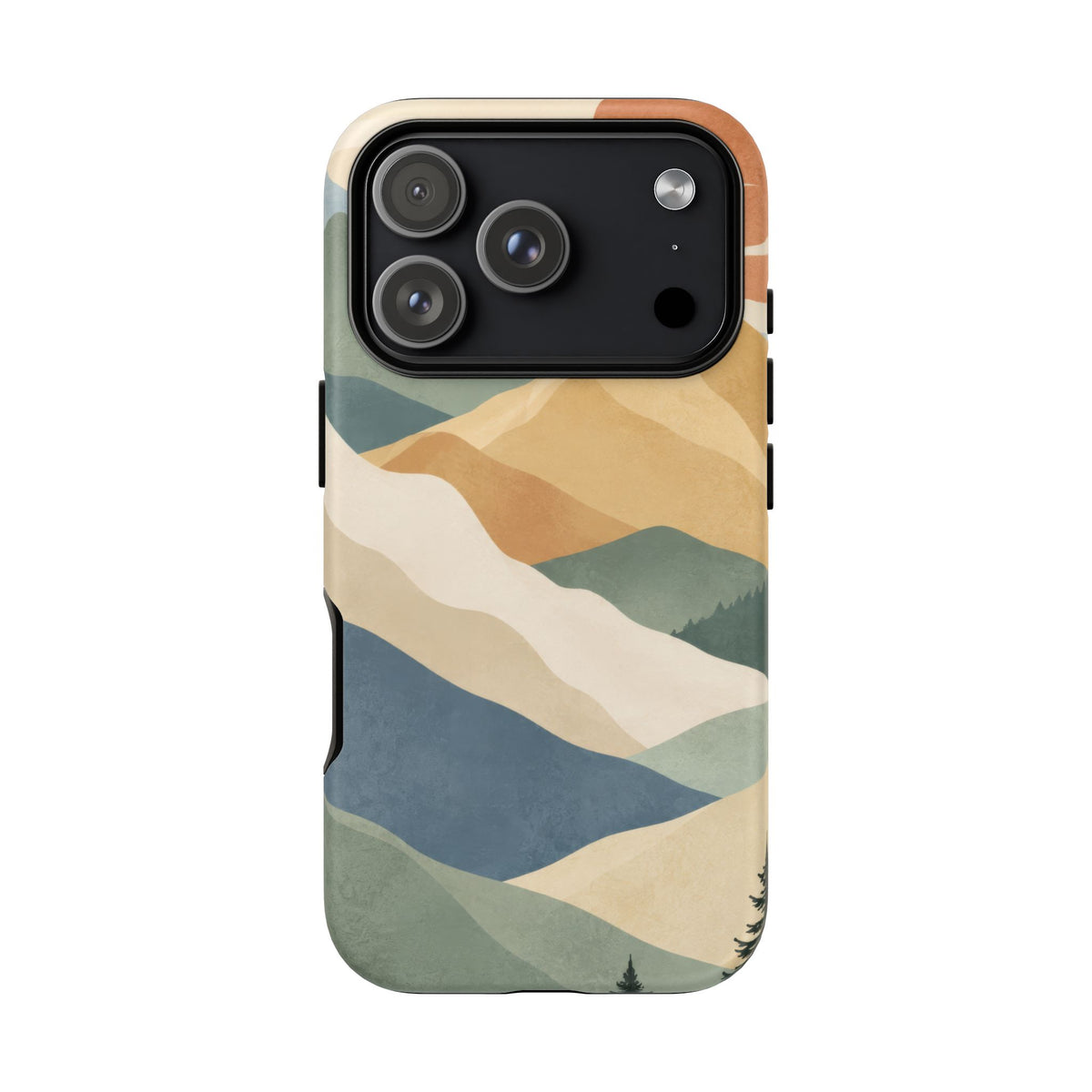 Sage Summit iPhone Tough Case | abstract mountains