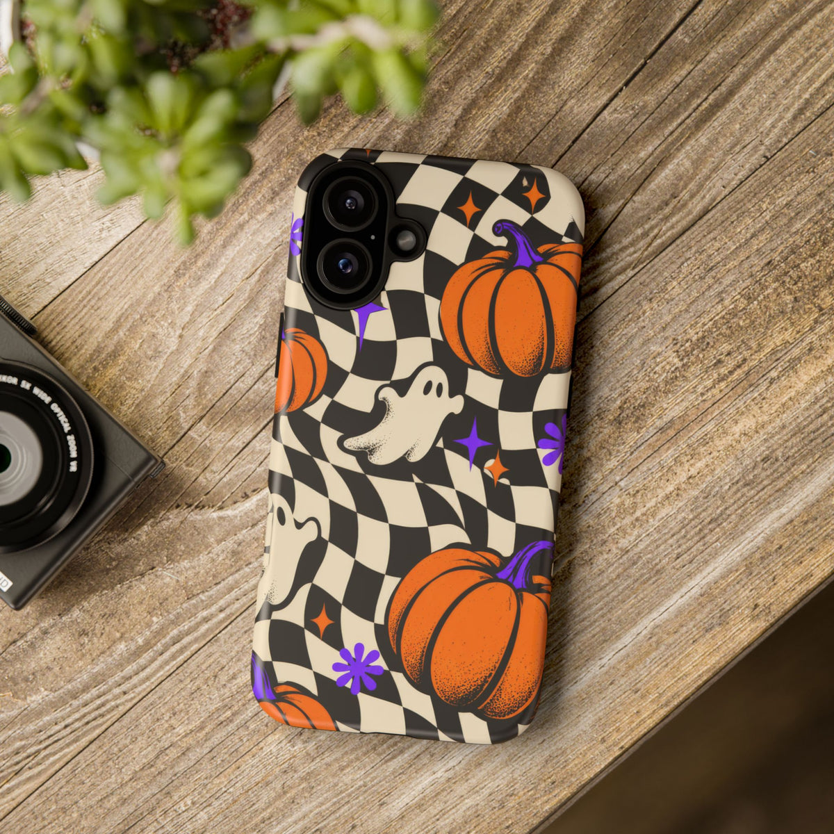 Spectral Groove iPhone Tough Case | retro halloween