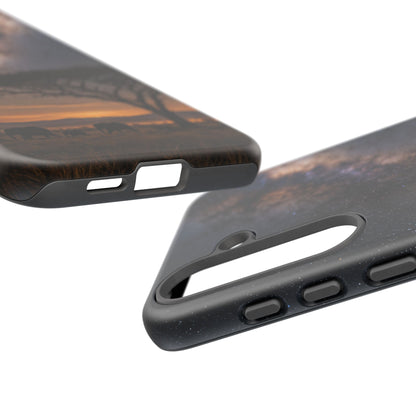 Milky Way over the Plains Samsung Galaxy Tough Case