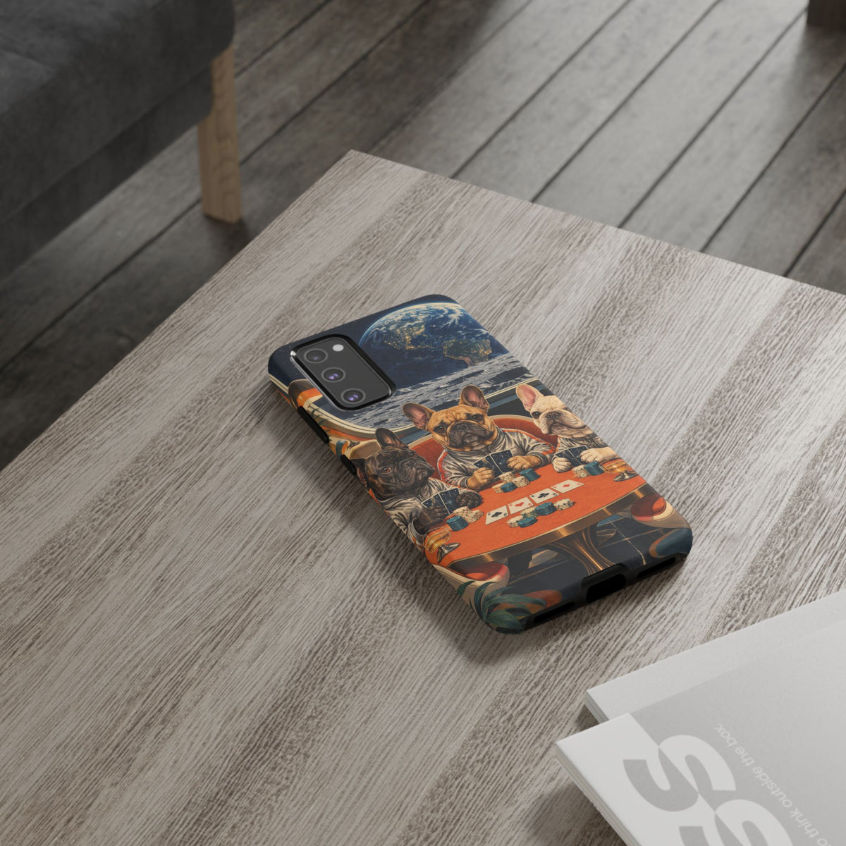 Lunar Card Club Samsung Galaxy Tough Case | french bulldog