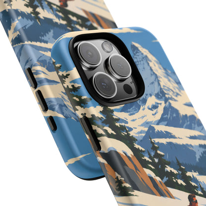 Swiss Skiing — Downhill Arc iPhone Tough Case