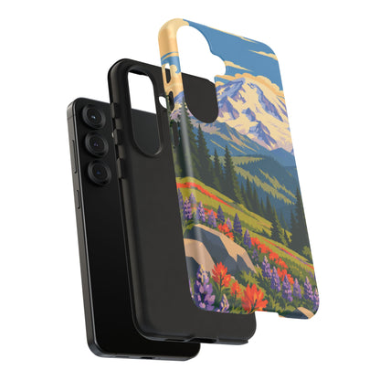Mount Rainier — Meadow Radiance Samsung Galaxy Tough Case