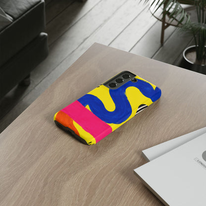 Offbeat Samsung Galaxy Tough Case | Abstract Color Block Art