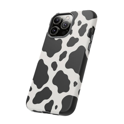 Classic Holstein iPhone Tough Case | Black & White Cow Print