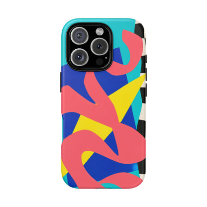 Cut Loose iPhone Tough Case | Retro Abstract Art
