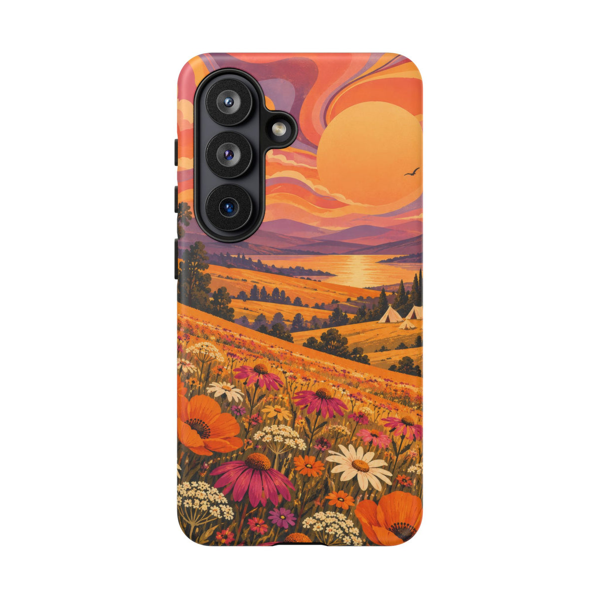 Golden Field Reverie Samsung Galaxy Tough Case | sixties festival