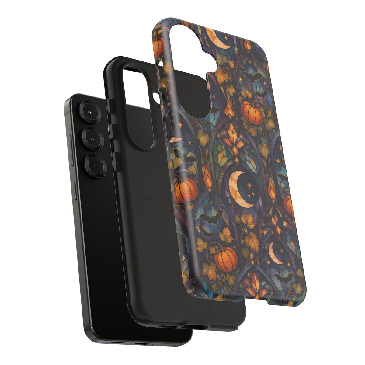 Amber Moon Window Samsung Galaxy Tough Case | celestial halloween