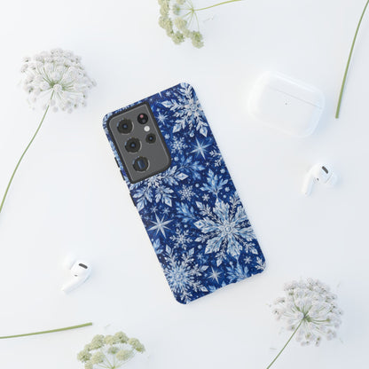 Frosted Midnight Samsung Galaxy Tough Case | snowflake
