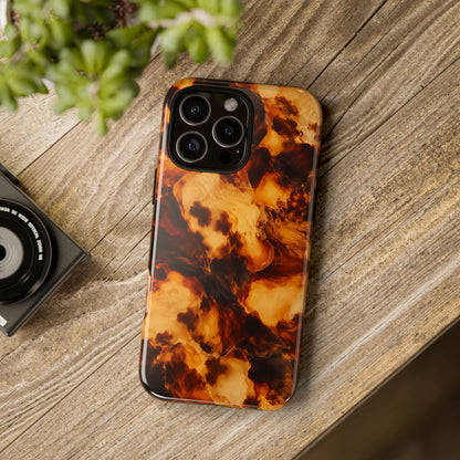 Amber Marble iPhone Tough Case | Amber Mosaic