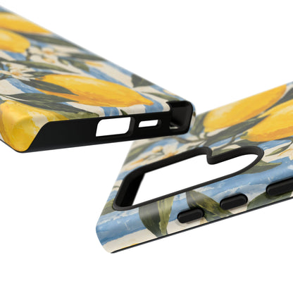 Riviera Lemons Samsung Galaxy Tough Case | lemon print