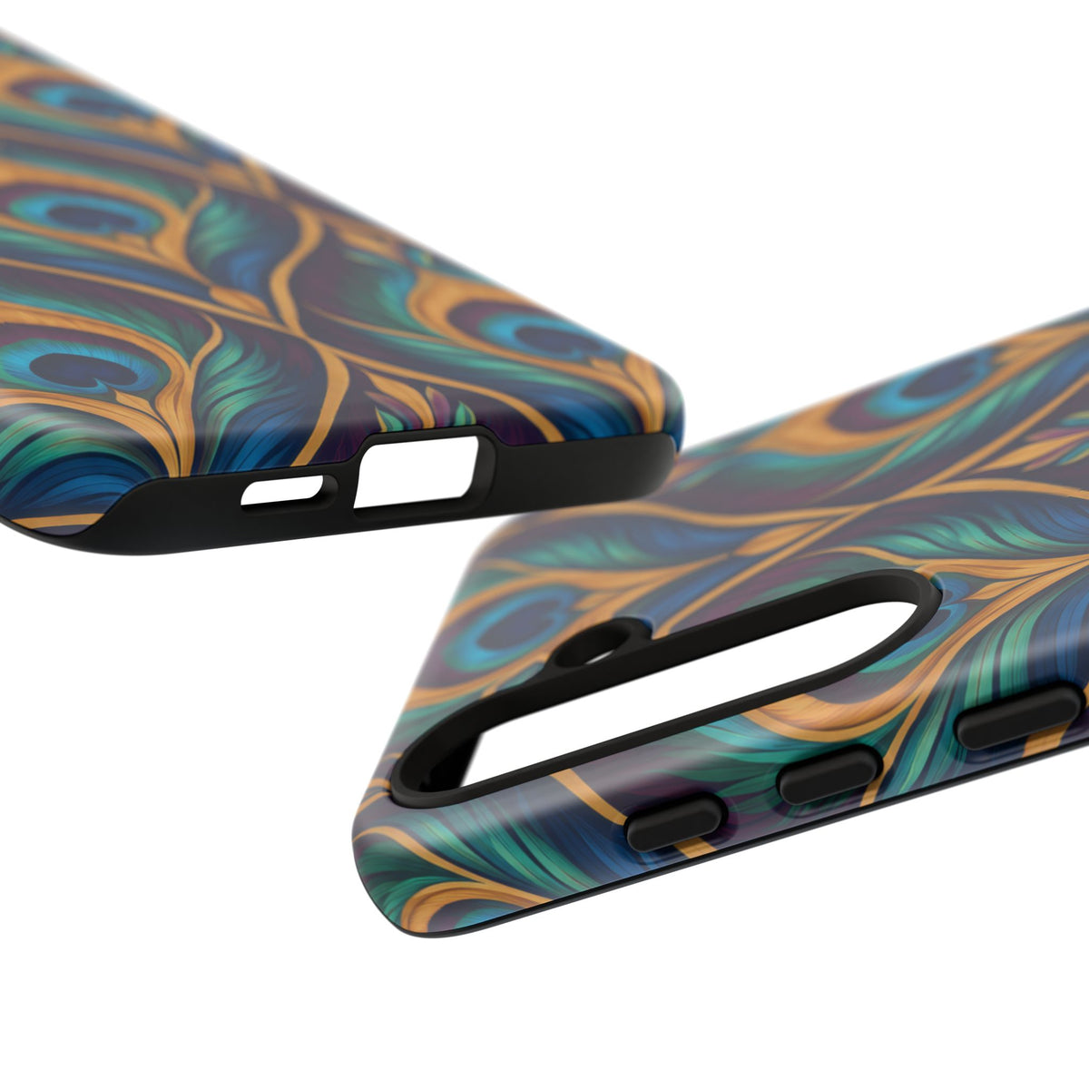 Peacock Nocturne Samsung Galaxy Tough Case | art deco