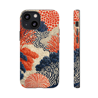 Coral Current iPhone Tough Phone Case