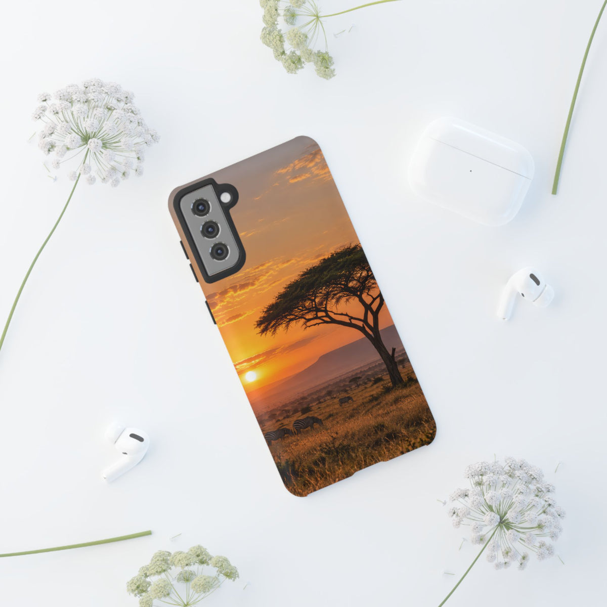 Amber Acacia Samsung Galaxy Tough Case | african sunset