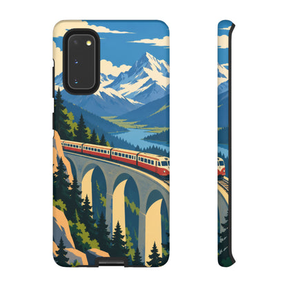 Travel by Train — Alpine Express Samsung Galaxy Tough Case | train travel