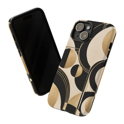 Pearl Orbit iPhone Tough Case | art deco