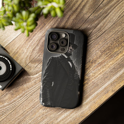 Abe after Midnight iPhone Tough Case | noir lincoln