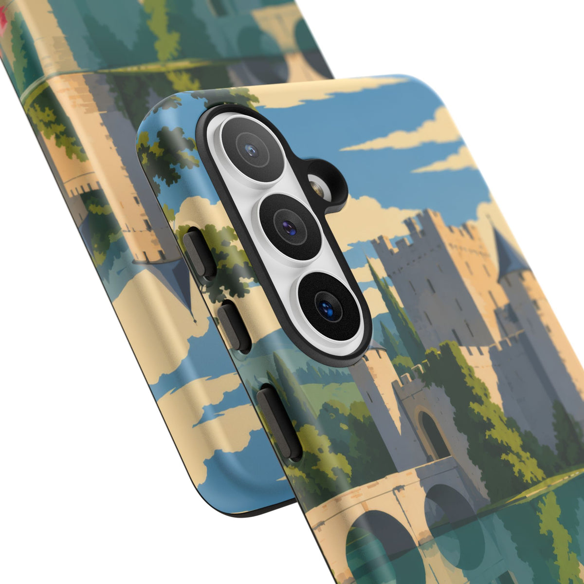 English Castle — Moat and Roses Samsung Galaxy Tough Case
