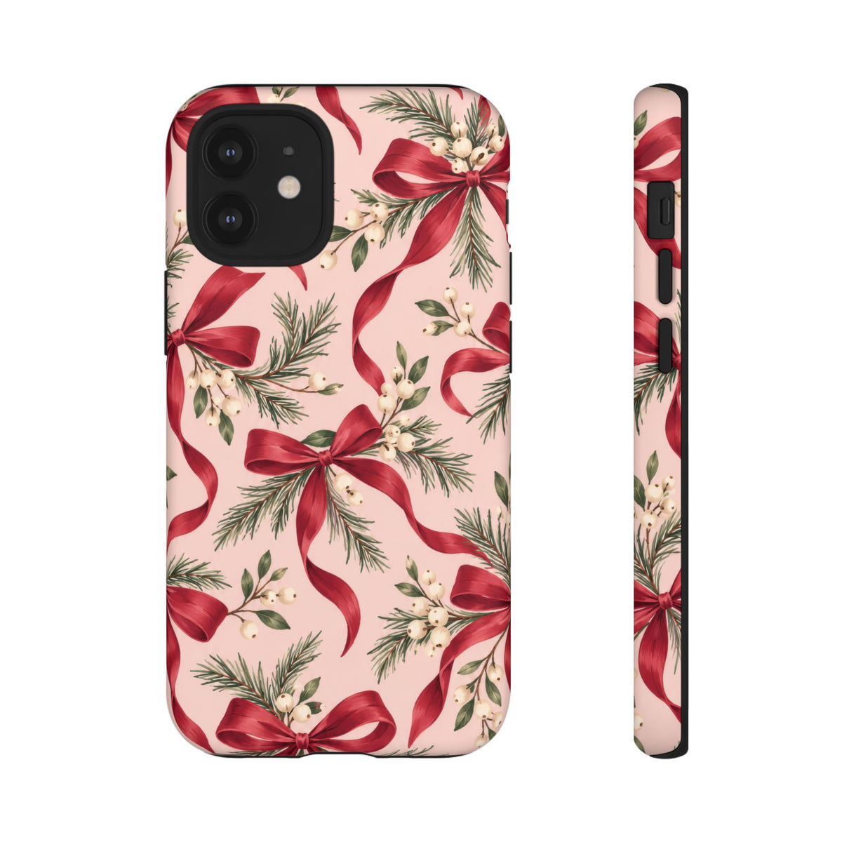 Ribbon Season iPhone Tough Case | christmas bows