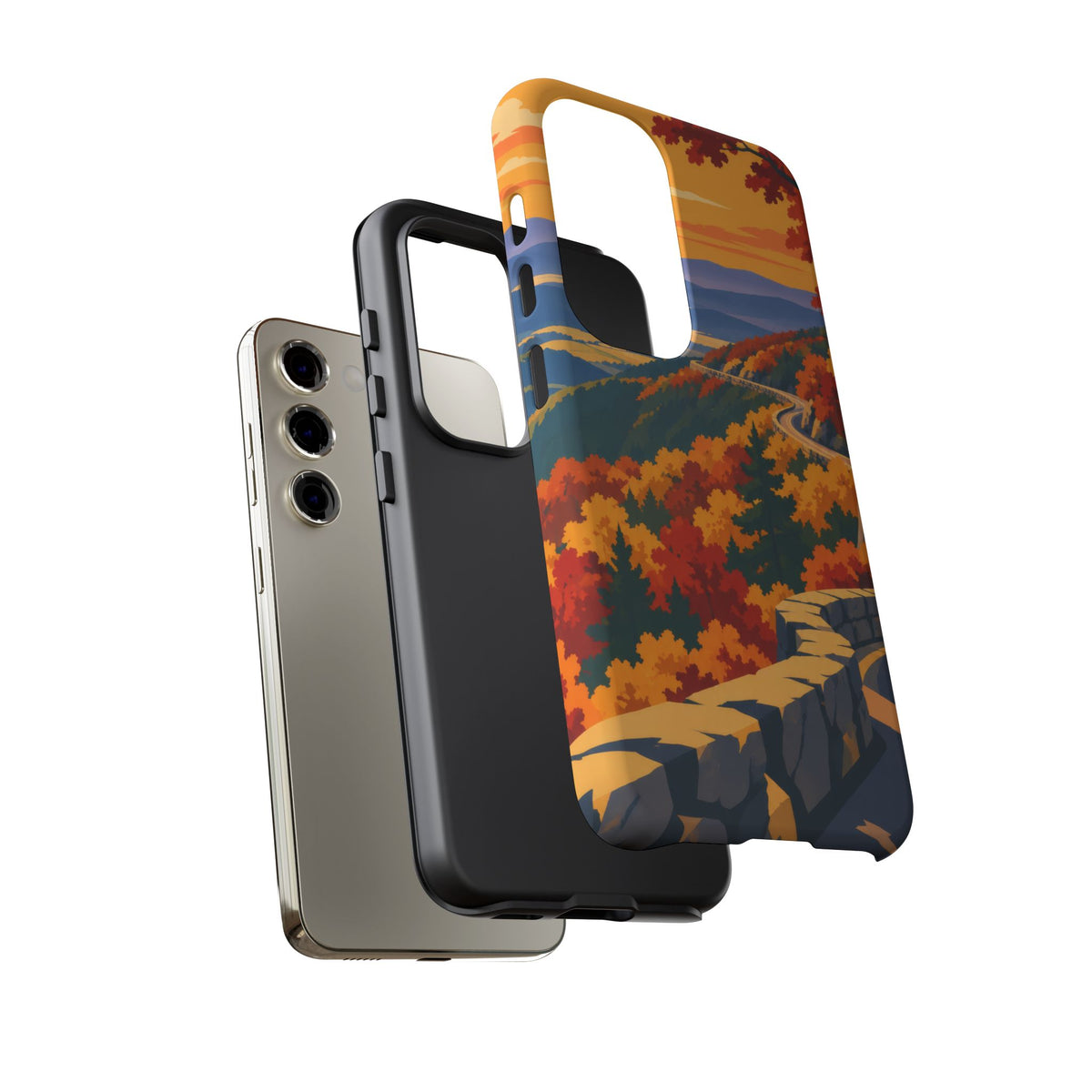 Skyline Drive — Overlook Gold Samsung Galaxy Tough Case