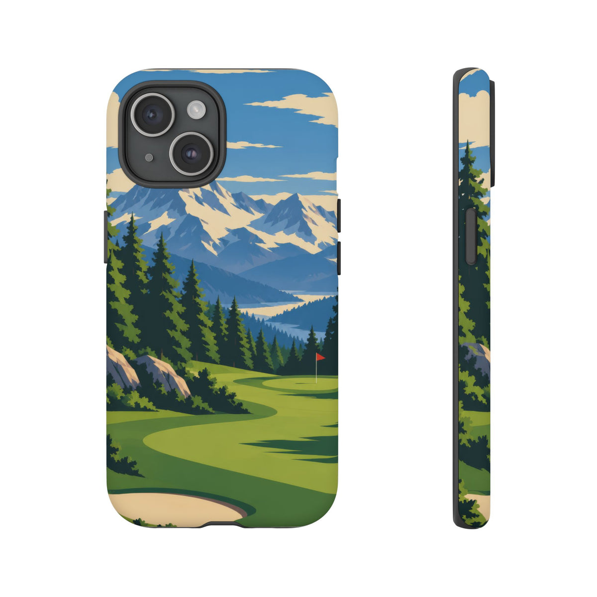 Mountain Golf — Alpine Fairway iPhone Tough Case