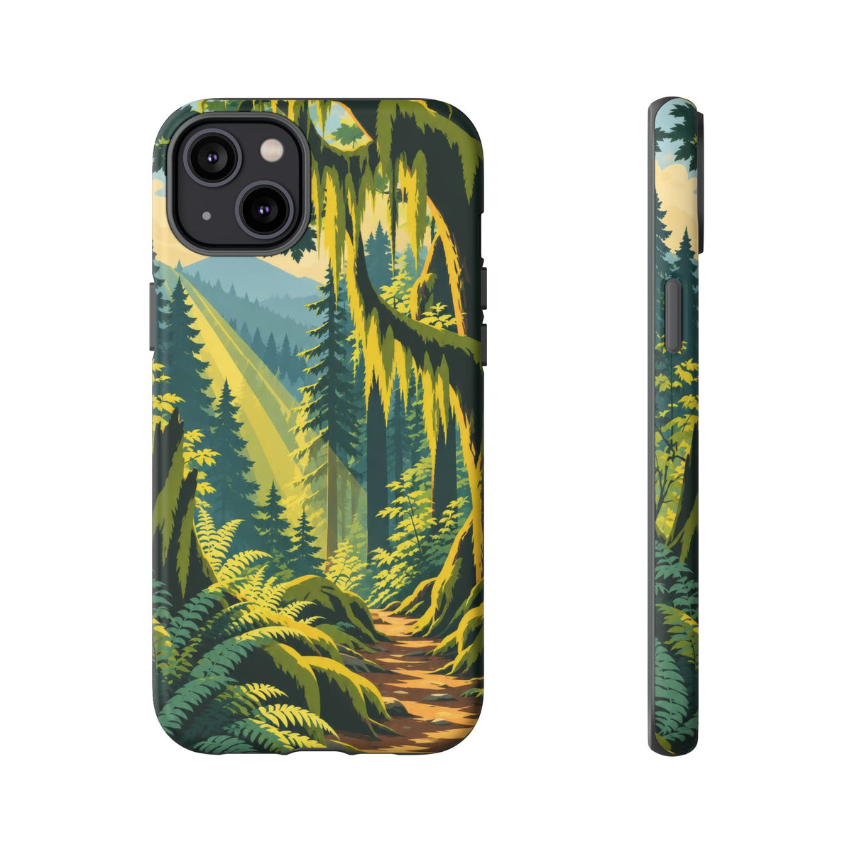 Hoh Rain Forest — Mosslight iPhone Tough Case