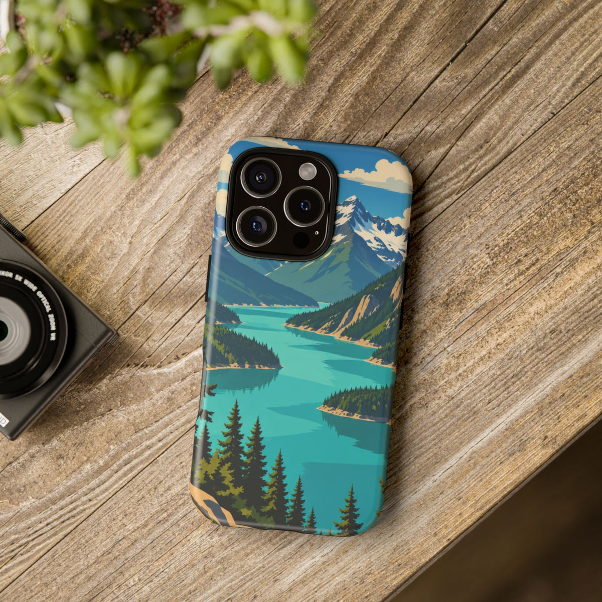 Cascades — Diablo Blue iPhone Tough Case