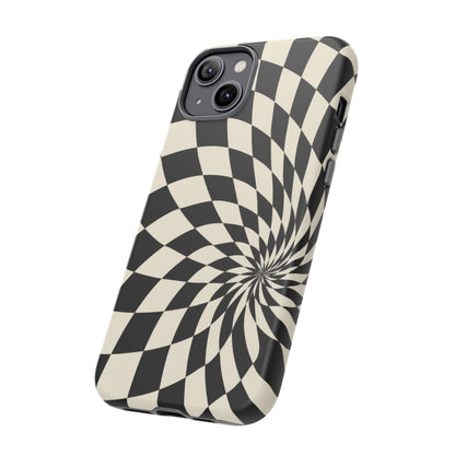Twist Theory iPhone Tough Case | Optical Checkerboard