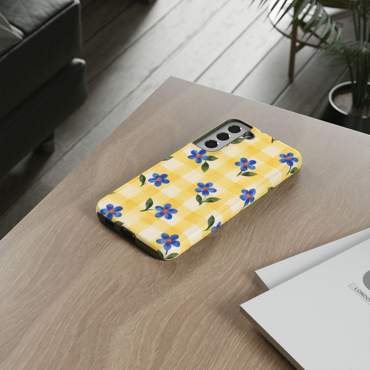 Buttercup Picnic Samsung Galaxy Tough Case | yellow gingham
