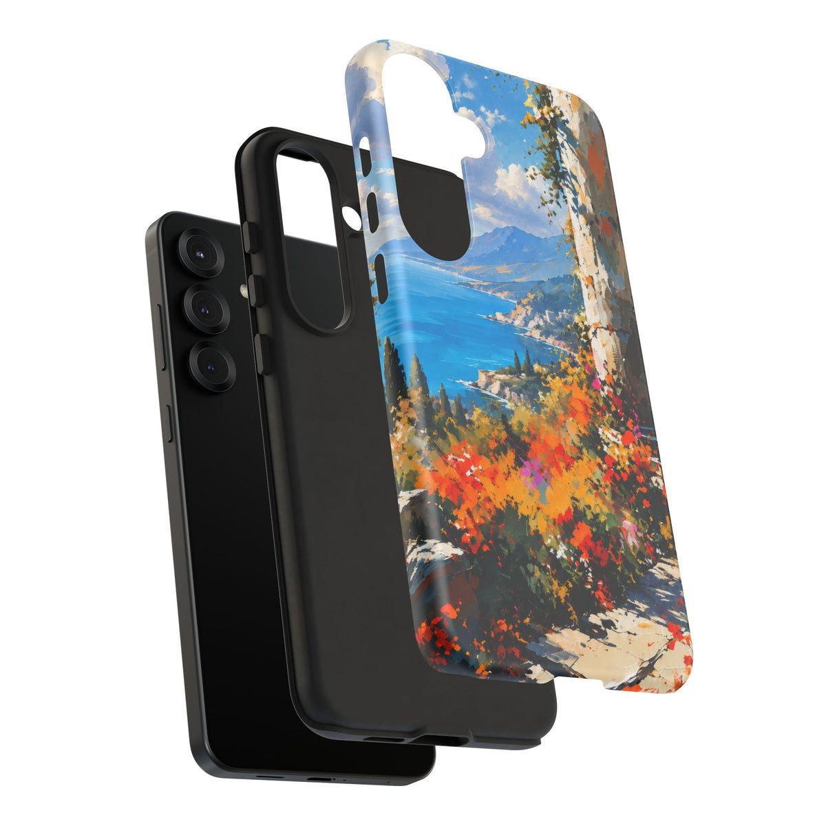 Azure Sanctuary Samsung Galaxy Tough Case | Painterly Coastal Landscape
