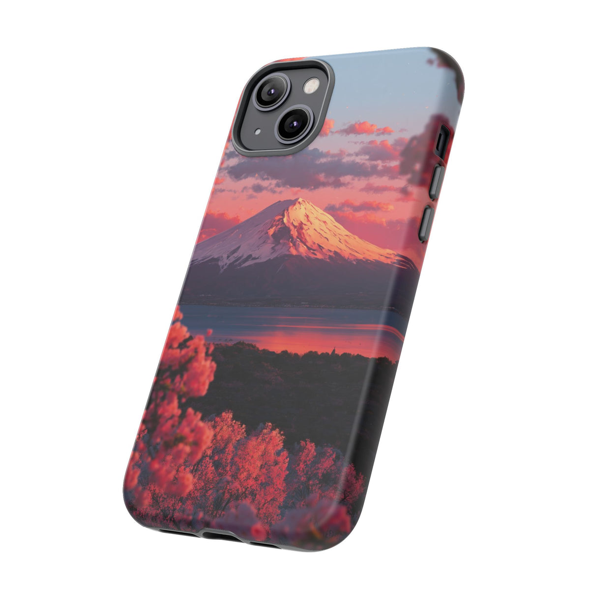 Fuji Rose Horizon iPhone Tough Phone Case