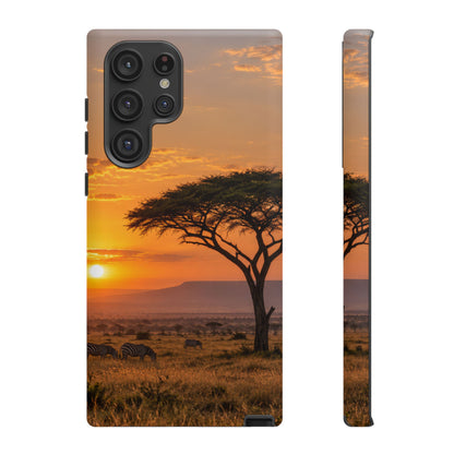 Amber Acacia Samsung Galaxy Tough Case | african sunset