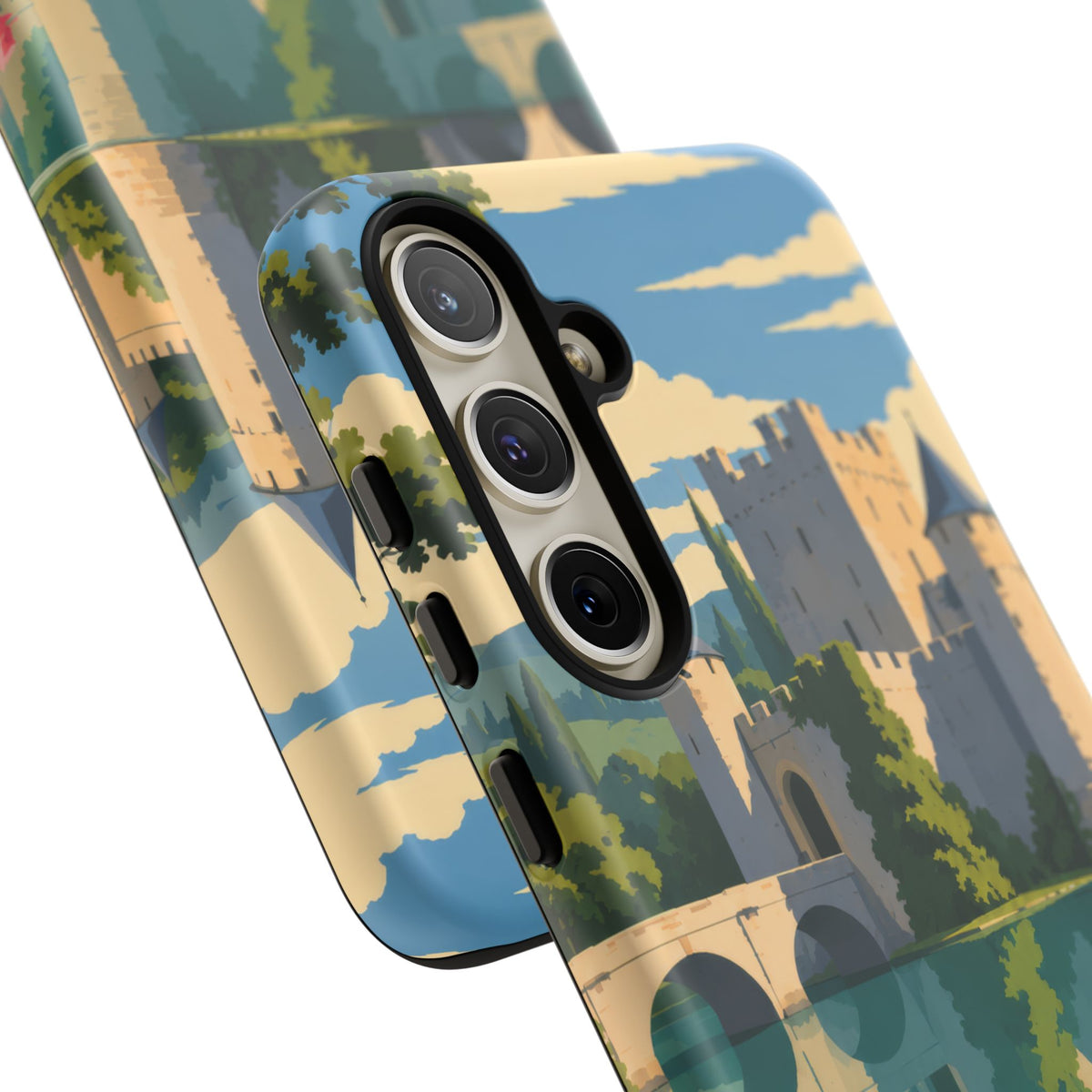 English Castle — Moat and Roses Samsung Galaxy Tough Case
