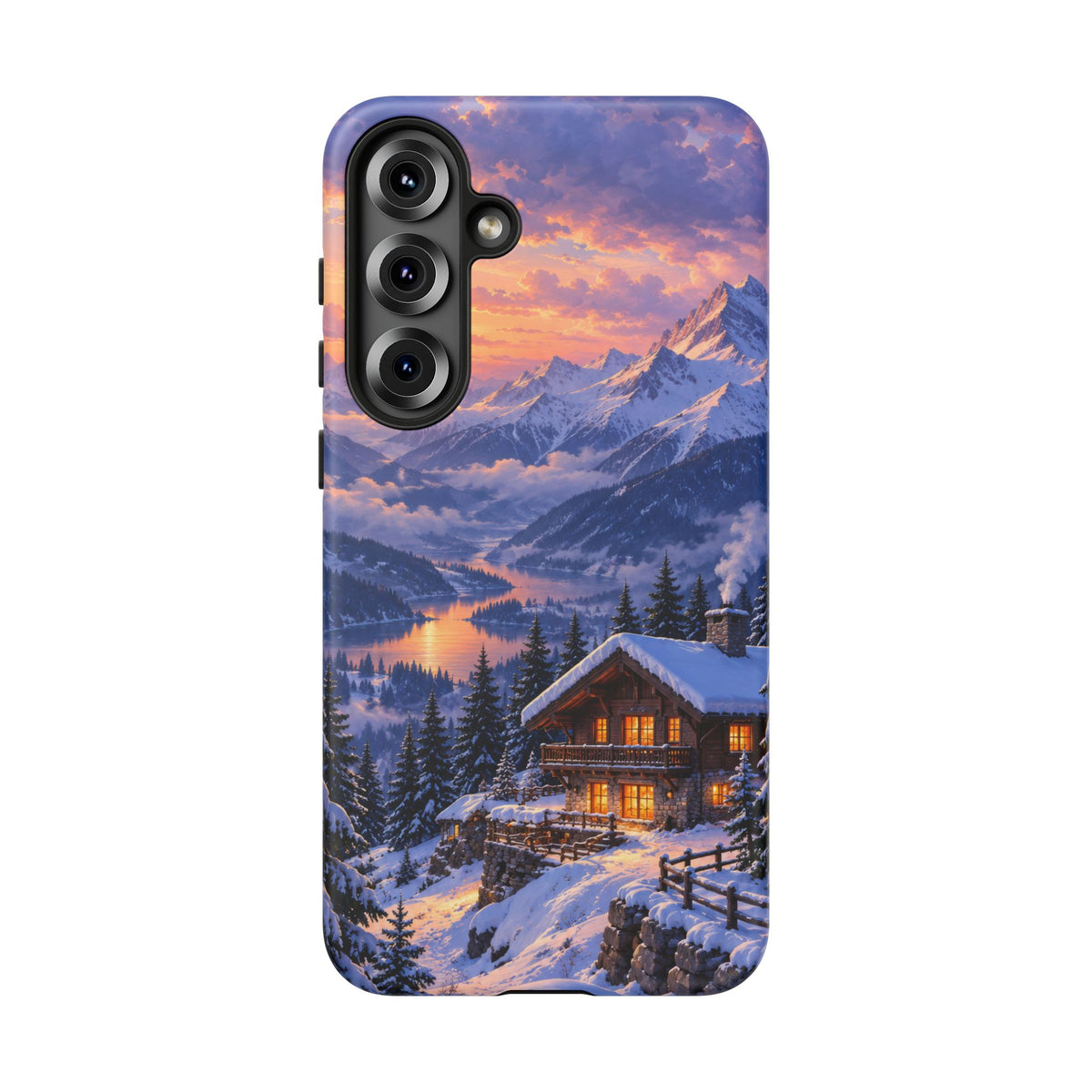 Alpine Hearth Samsung Galaxy Tough Case | winter cabin