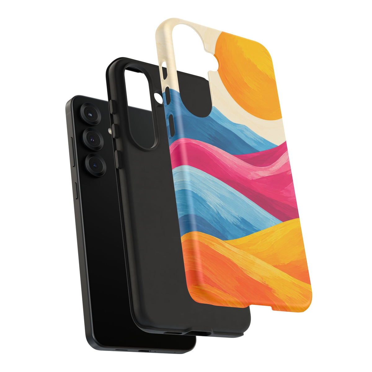 Golden Drift Samsung Galaxy Tough Case | colorful hills