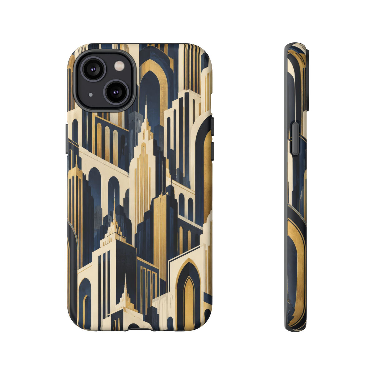 Midnight Metropolis iPhone Tough Case | art deco