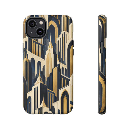 Midnight Metropolis iPhone Tough Case | art deco
