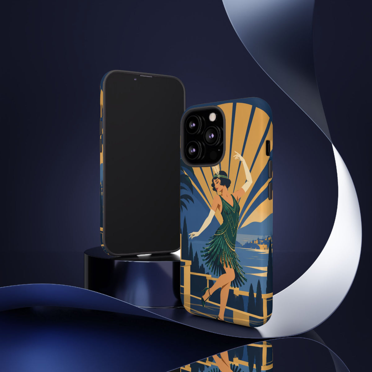 1920s Flapper — Jazz After Dark iPhone Tough Case