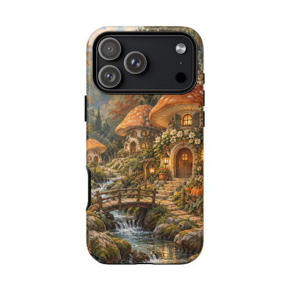 Honeycap Village iPhone Tough Case | Mushroom Village
