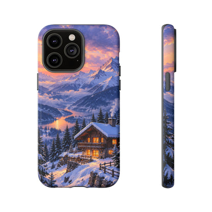 Alpine Hearth iPhone Tough Case | winter cabin