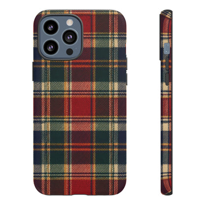 Highland Holiday iPhone Tough Case | christmas plaid