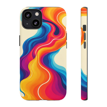 Electric Tide iPhone Tough Case | psychedelic wave
